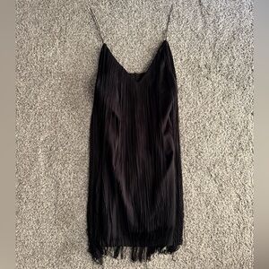 Black Forever 21 Fringe Dress